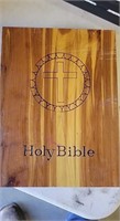 Bible in Wood Box