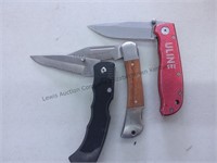 Three knives