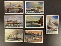 FAMOUS SHIPS: Scarce TRIUMPH Tobacco Cards