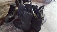 military boots (5x)