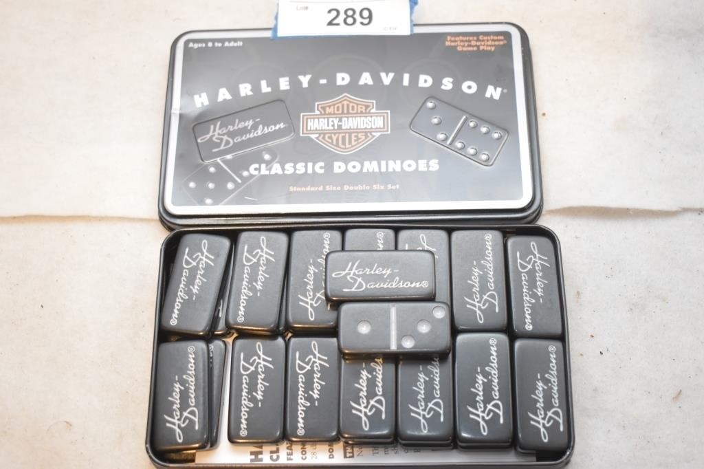 Harley Davidson Classic Domonoes. New
