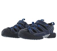 Eddie Bauer Boy's 1 Closed Toe Sandal, Navy 12