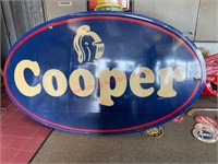 99" Wide Cooper Tire Sign