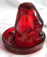 Bottoms Up Nude Red Tumbler & Ashtray