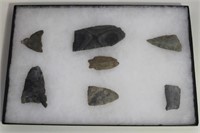 7 TENNESSEE PALEO POINTS IN DISPLAY