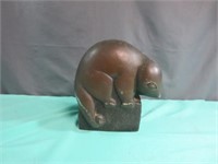 Stunning Signed Marian Weisberg Bronze Modernist