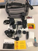 MM- Ricoh Camera And Accessories Lot