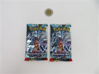 2 pack neufs cartes Pokémon