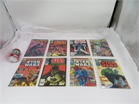 8 comic books vintages Star Wars