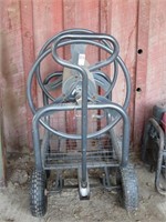 hose reel cart w/wheels