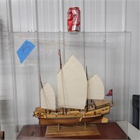 Red Dragon sailing ship junk