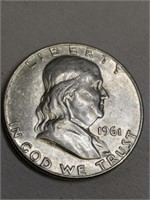 1961D Franklin Half Dollar