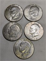 5-1972 Eisenhower Dollars