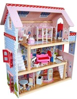 New- KidKraft Chelsea Doll Cottage Wooden