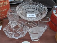 Lot of Crystal Glassware