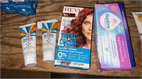 Sunscreen, Hair Color Kit, Womans Hygiene