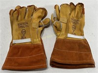 (2) New Pairs of 11.5 Kunz 148 Buckskin Gloves
