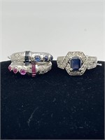 Women's 14K Gold Sapphire Rings