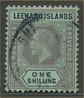 LEEWARD ISLANDS #76a USED FINE