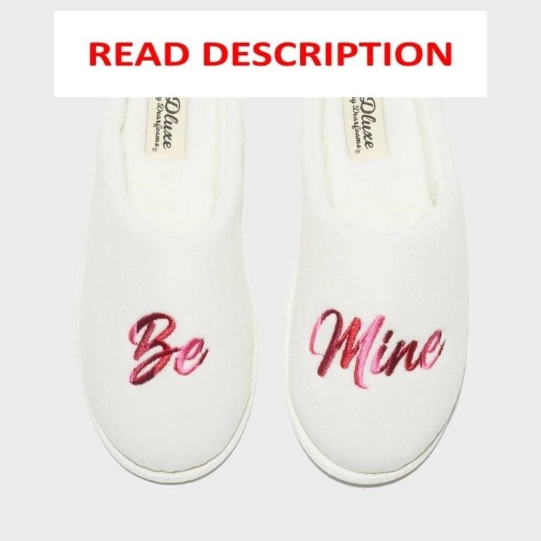 dluxe by dearfoams Be Mine Slippers - L