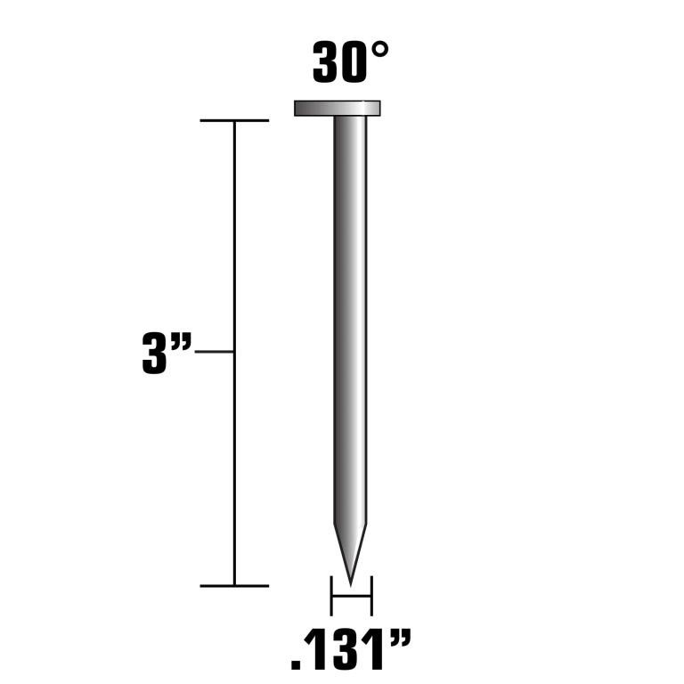 Metabo HPT 3-in Steel Nails (2500-Piece)