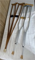 Two Sets of Crutches