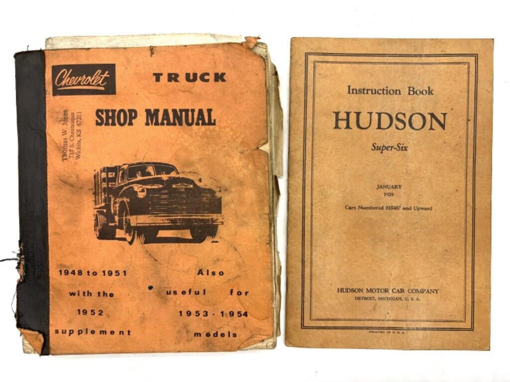 1948-1954 Chevrolet Truck Shop Manual and 1929