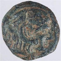 MACEDONIAN BRONZE COIN WITH THE GREAT