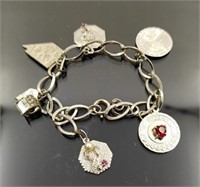 Nickel Silver Charm bracelet