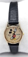 Seiko Mickey Mouse Watch with Leather Band