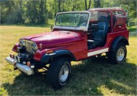 1982 CJ-7 4x4 Brush Fire Jeep