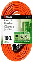 Woods 724 16/2 100-Foot Vinyl SJTW Extension Cord