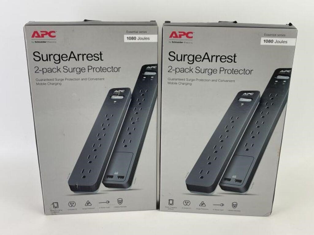 APC SurgeArrest 2-Pack Surge Protectors