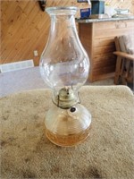 Kerosene Lamp w/ Chimney - 14"H