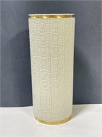 Lenox Fjord Vase - Cream with Gold Trim 12 " T