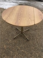 Furniture,Drop leaf round table