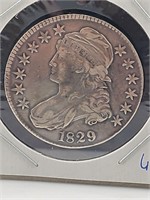 1829 Bust Half Dollar