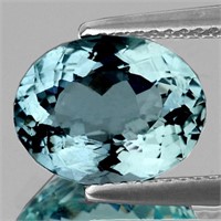 Natural Sky Blue Aquamarine 3.285 Cts - FL