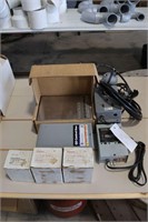 ASSORTED PUMP CONTROLLERS, LEVEL ALARMS, FLOATS