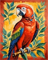 Red Parrot 1 LTD EDT Signed Van Gogh Limited