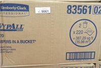 6 Cases Wypall Wipers In A Bucket 8356102