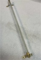 18 inch glass towel bar