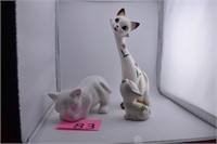 Mid Century Cat Figurines