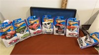 7 New  Hot wheels On card