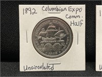 1892 Columbian Expo Commemorative Half Dollar