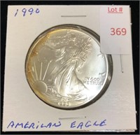1990 U.S. Silver Eagle