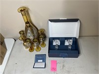 Waterford Bottle Toppers & 18 Karat Gold D