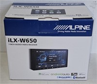 Alpine iLX-W650 7" Audio/Video Reciever
