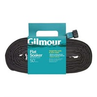 Gilmour Flat Soaker Hose 50'  Black  1 Each  87050