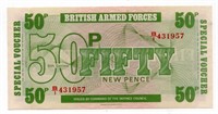 1972 British Armed Forces 50 Pesos Note